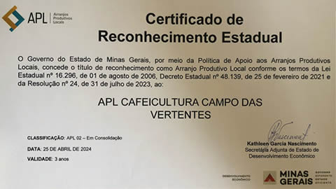 Aprimoramento do APL Campo das Vertente